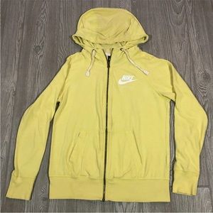 Nike yellow hoodie